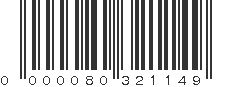 EAN 80321149