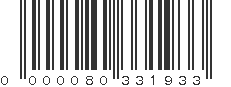 EAN 80331933