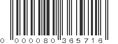 EAN 80365716