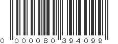 EAN 80394099