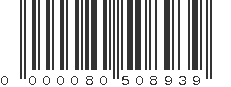 EAN 80508939