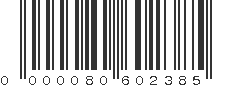 EAN 80602385