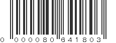 EAN 80641803