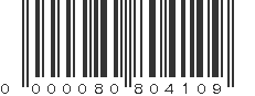 EAN 80804109