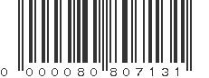 EAN 80807131