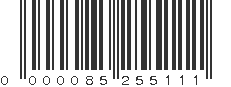 EAN 85255111