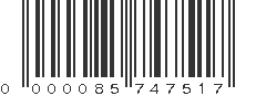 EAN 85747517