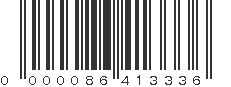 EAN 86413336