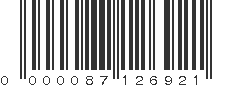 EAN 87126921