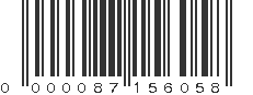 EAN 87156058