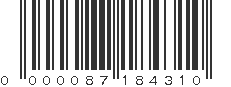 EAN 87184310