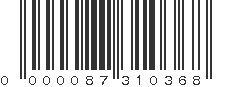 EAN 87310368