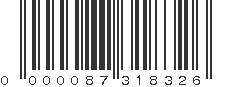 EAN 87318326