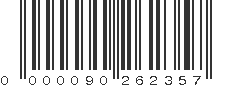 EAN 90262357