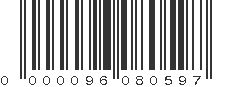 EAN 96080597