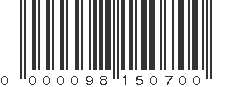 EAN 98150700