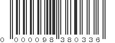 EAN 98380336