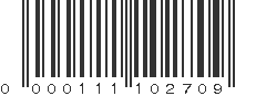 UPC 000111102709