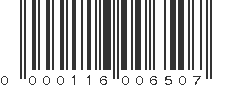 UPC 000116006507