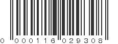 UPC 000116029308