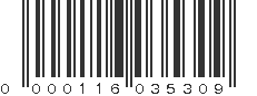 UPC 000116035309