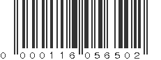 UPC 000116056502