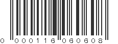 UPC 000116060608