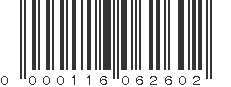 UPC 000116062602