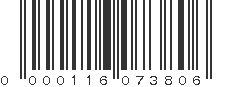 UPC 000116073806