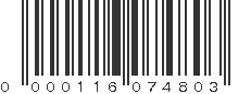 UPC 000116074803