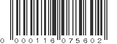 UPC 000116075602