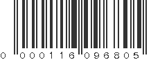 UPC 000116096805