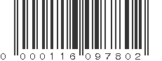 UPC 000116097802