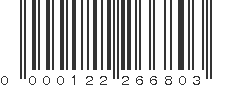 UPC 000122266803