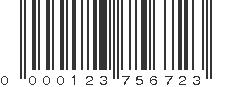 UPC 000123756723