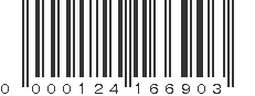 UPC 000124166903