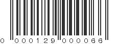 UPC 000129000066