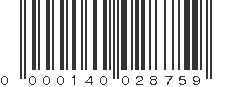 UPC 000140028759