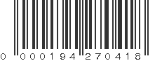 UPC 000194270418