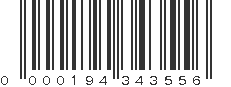 UPC 000194343556