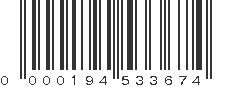 UPC 000194533674