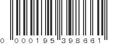 UPC 000195398661