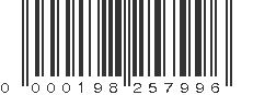 UPC 000198257996