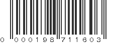 UPC 000198711603