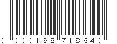 UPC 000198718640