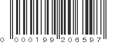 UPC 000199206597