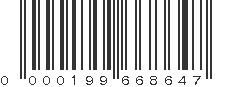 UPC 000199668647