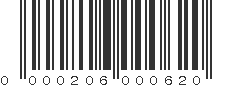 UPC 000206000620