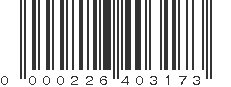 UPC 000226403173