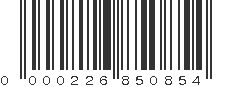 UPC 000226850854